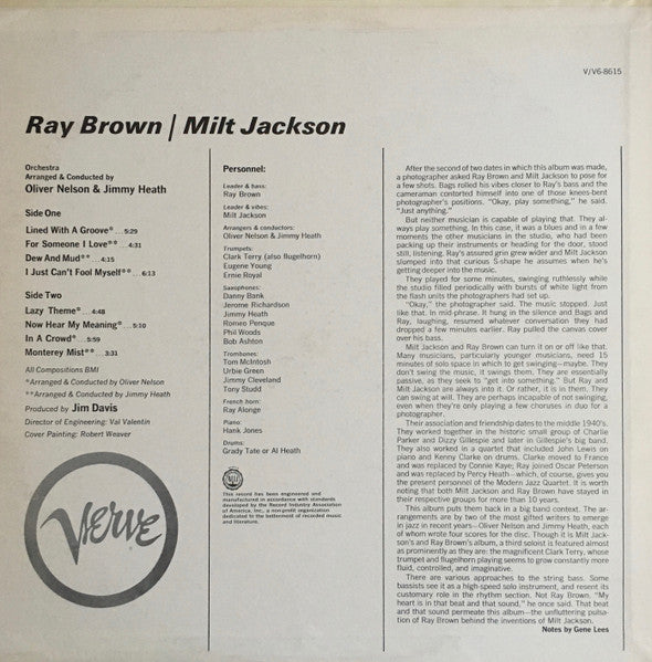 Ray Brown / Milt Jackson