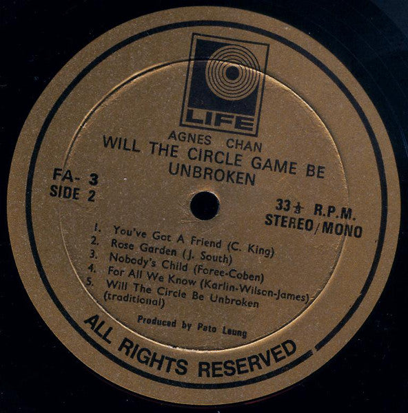 Will The Circle Game Be Unbroken