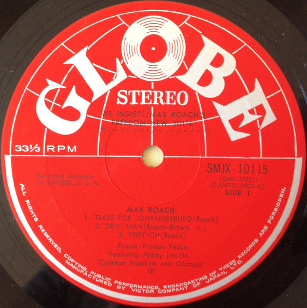We Insist! Max Roach's Freedom Now Suite = ウイ・インシスト!