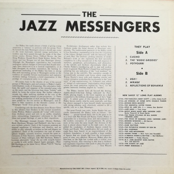 A Midnight Session With The Jazz Messengers