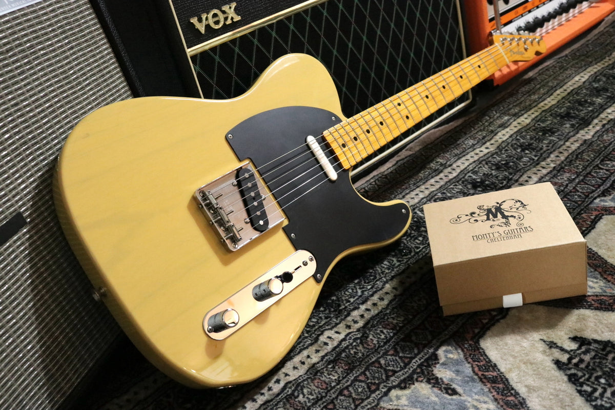 Fender Japan Telecaster w/ Monty's '53 Telecaster Raw Nickel Set