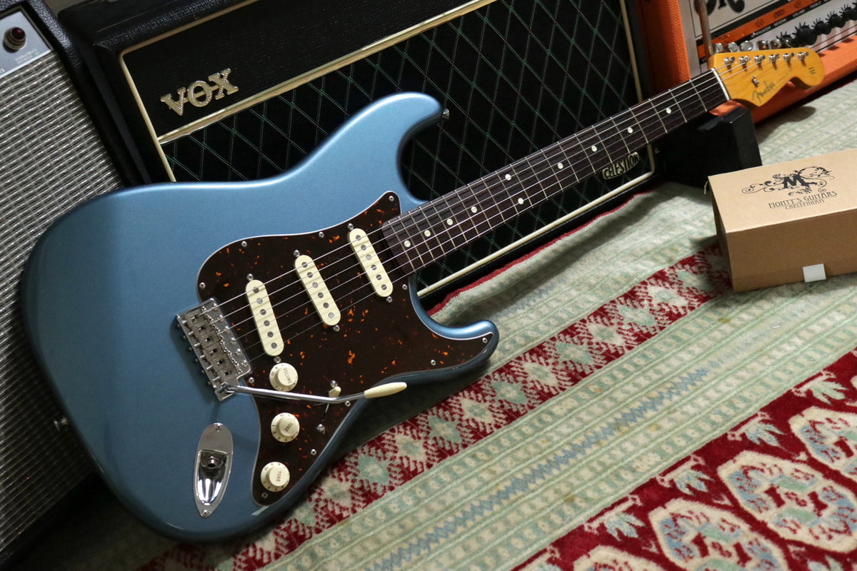 Fender Japan Stratocaster Blue Metallic w/ Monty's Guitars Full Monty Stratocaster Pickups Set