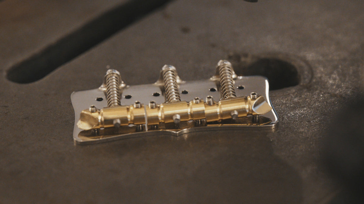 Slusser Handmade Guitars Retrofit Custom Saddles (Custom parts for Telecaster)