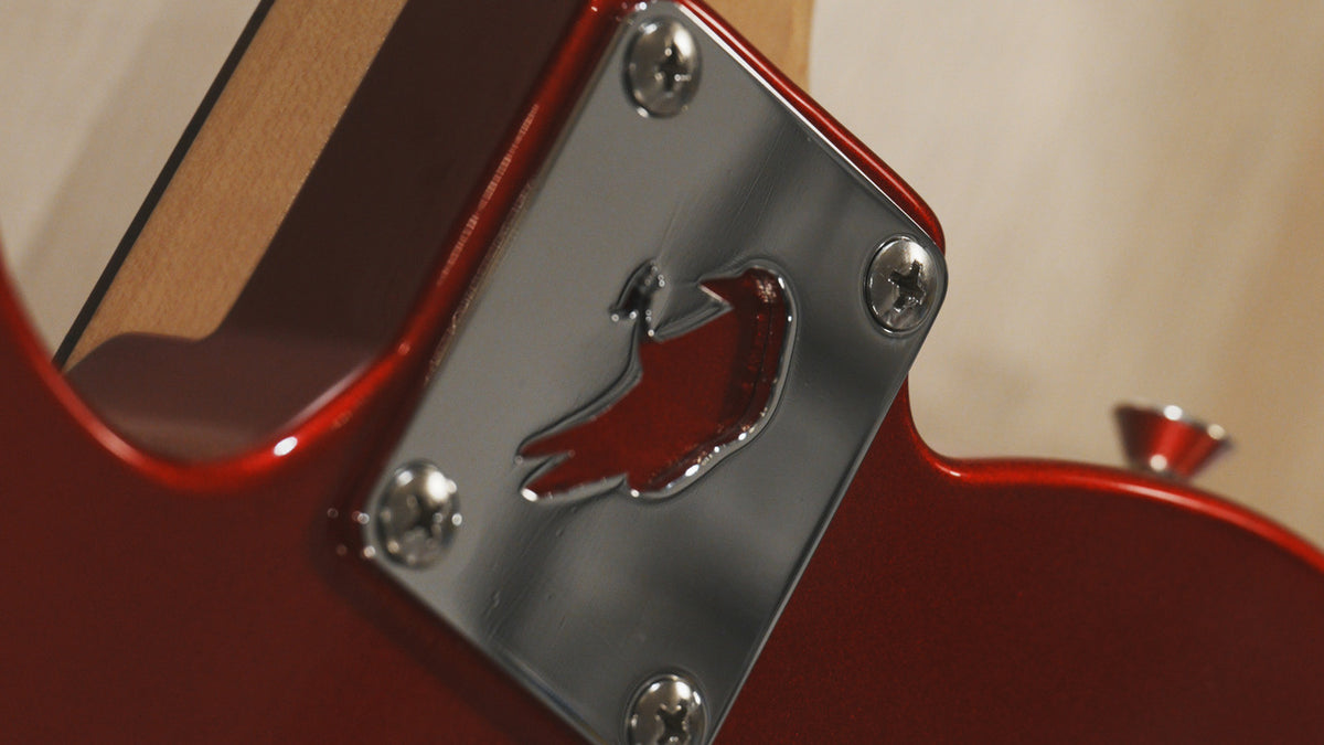 Slusser Handmade Guitars Trad Neck Plate (Neck plate for electric guitar & bass)