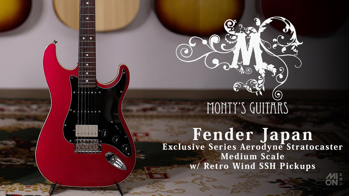 Fender Japan [Tested video included] Aerodyne Stratocaster MS HSS 2015 w/ Monty's Guitars Retro Wind Pickups SSH