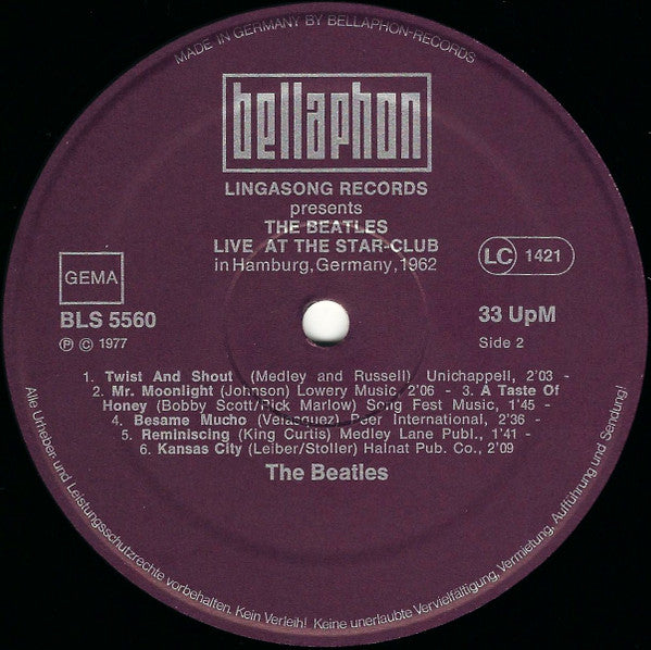 Live! At The Star-Club In Hamburg, Germany; 1962