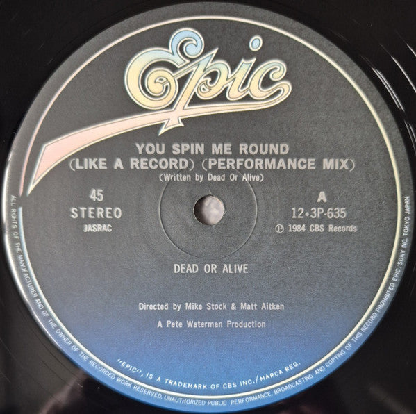 You Spin Me Round (Like A Record) (Performance Mix)