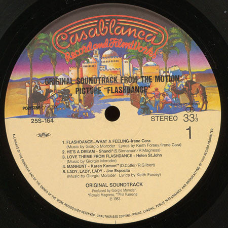 Flashdance (Original Soundtrack From The Motion Picture) = フラッシュダンス
