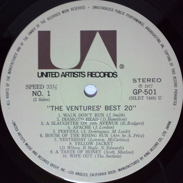 The Ventures' Best 20