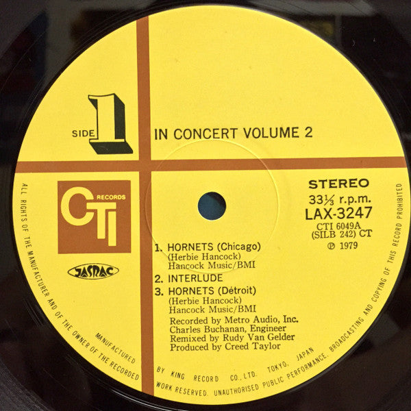 In Concert, Volume 2