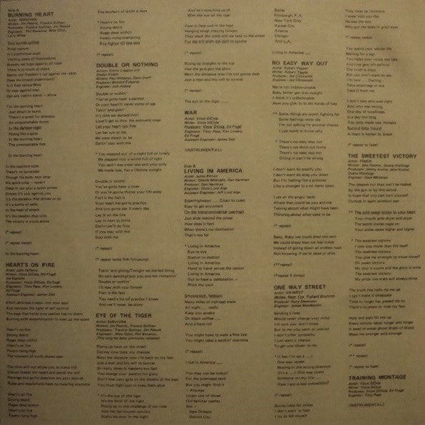 Rocky IV - Original Motion Picture Soundtrack