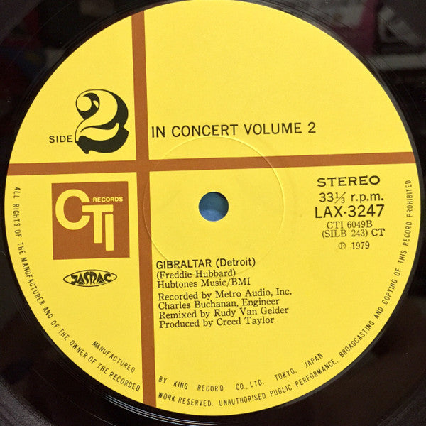 In Concert, Volume 2