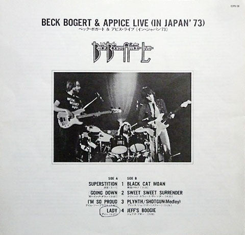 Beck, Bogert & Appice Live
