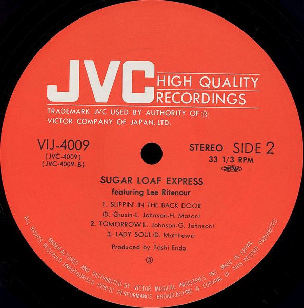 Sugar Loaf Express Featuring Lee Ritenour