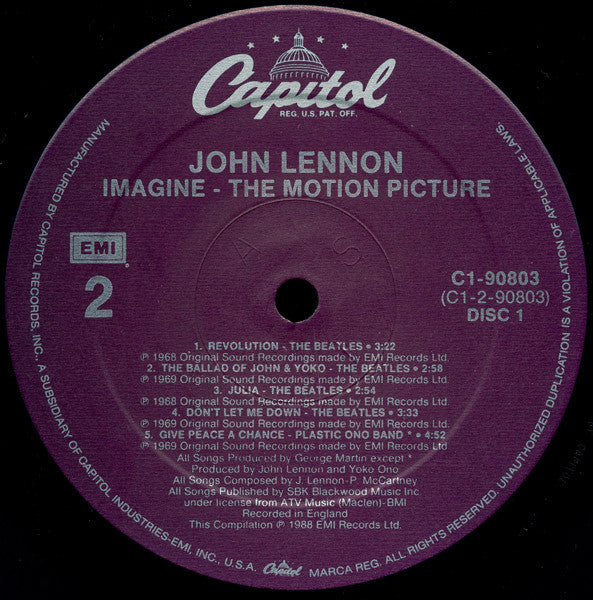 Imagine (Music From The Original Motion Picture)