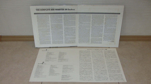 The Big Tenor: The Complete Ben Webster On EmArcy