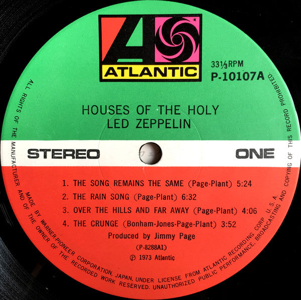 Houses Of The Holy
