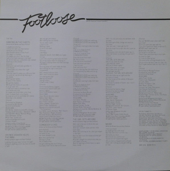 Footloose (Original Motion Picture Soundtrack)