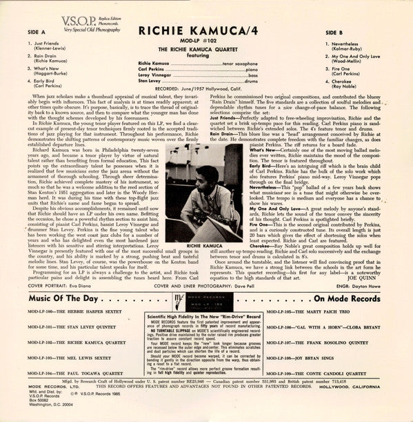 Richie Kamuca Quartet