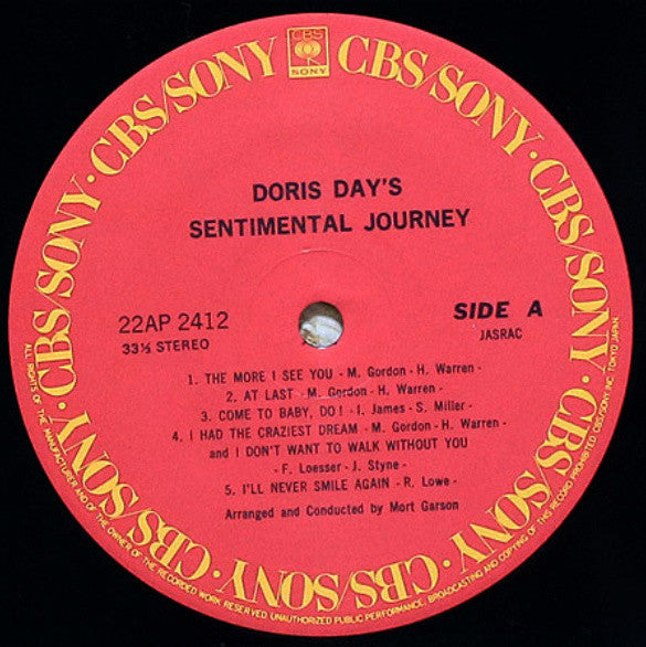 Doris Day's Sentimental Journey