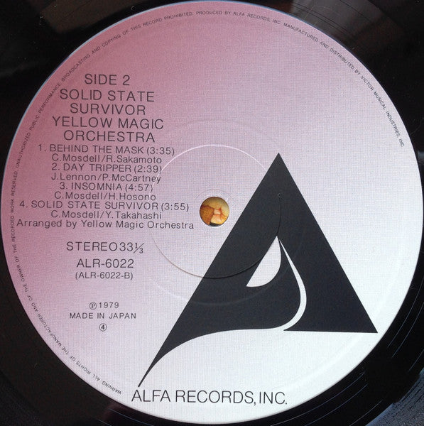 Solid State Survivor = ソリッド・ステイト・サヴァイヴァー