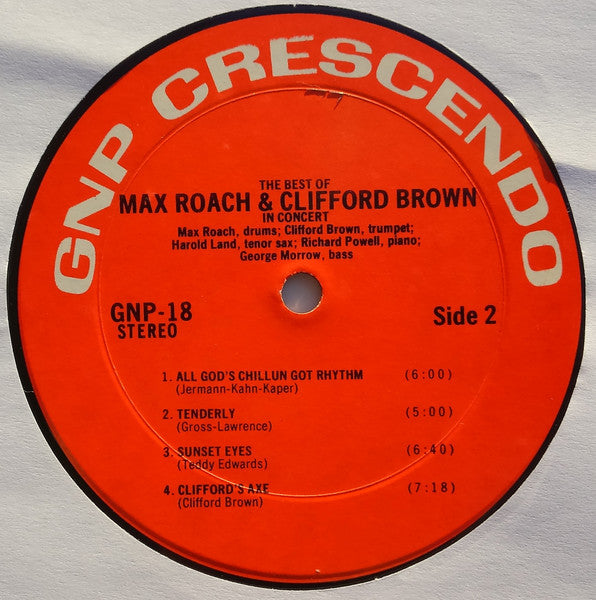 The Best Of Max Roach And Clifford Brown In Concert