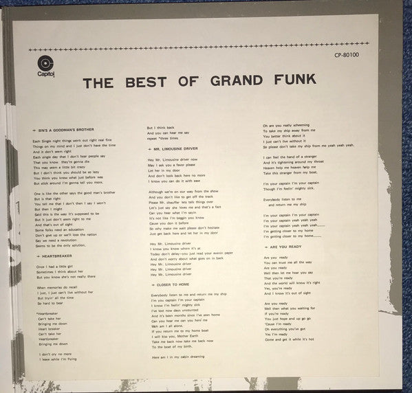 The Best Of Grand Funk