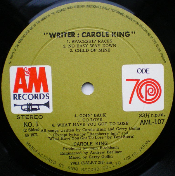 Writer: Carole King