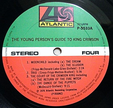 The Young Persons' Guide To King Crimson