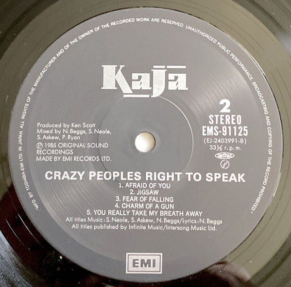 Crazy Peoples Right To Speak