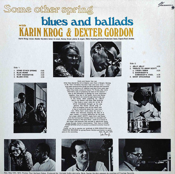 Some Other Spring, Blues And Ballads