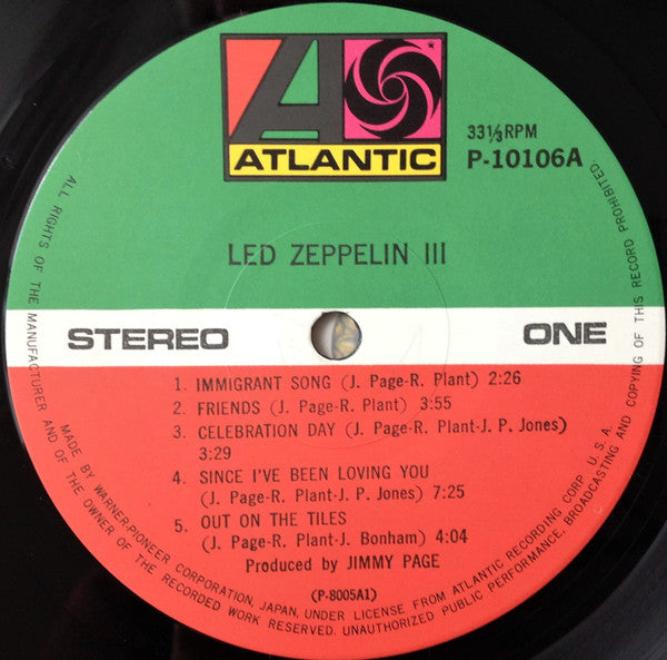 Led Zeppelin III = レッド・ツェッペリン III
