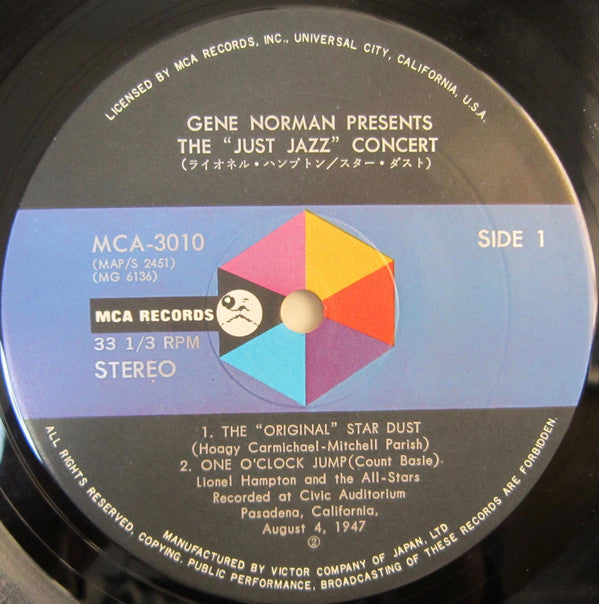 Gene Norman Presents The "Just Jazz" Concert