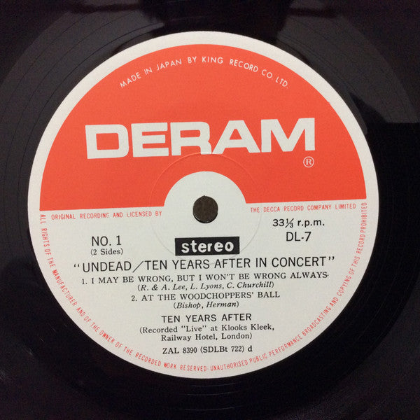 Undead/Ten Years After In Concert
