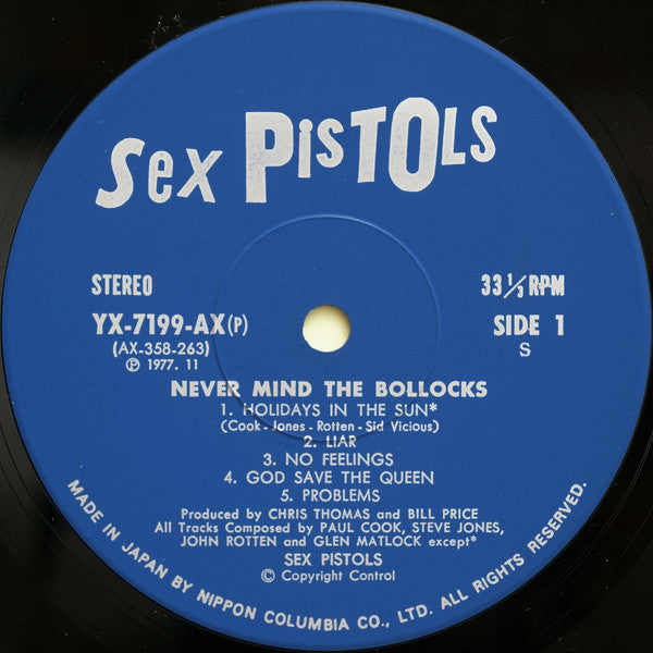 Never Mind The Bollocks Here's The Sex Pistols = 勝手にしやがれ
