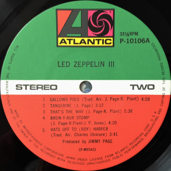 Led Zeppelin III = レッド・ツェッペリン III