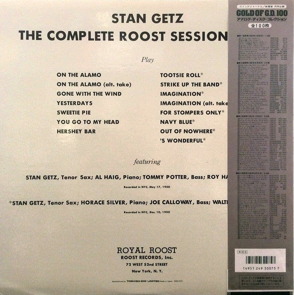 The Complete Roost Session Vol. 1