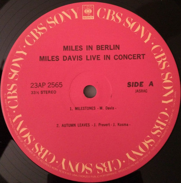 Miles In Berlin