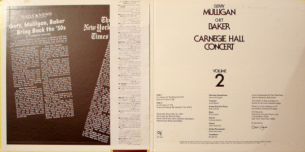 Carnegie Hall Concert - Volume 2