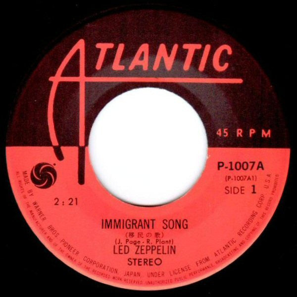 Immigrant Song = 移民の歌