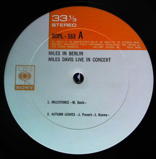 Miles In Berlin