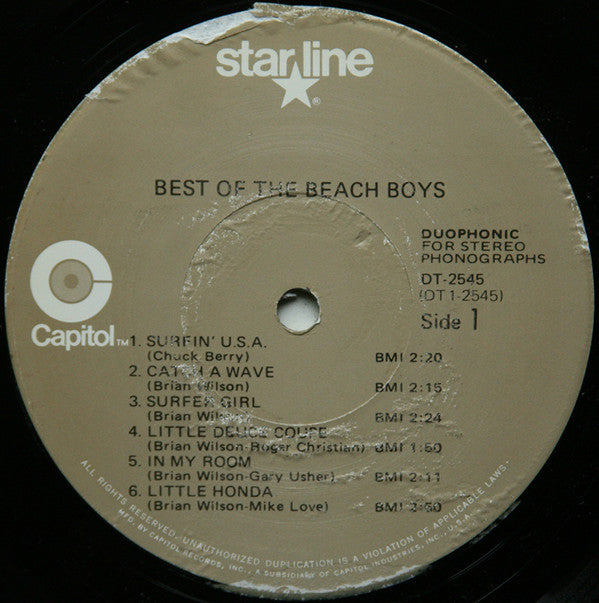 Best Of The Beach Boys - Vol. 1