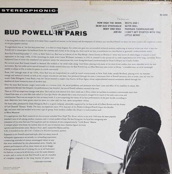Bud Powell In Paris