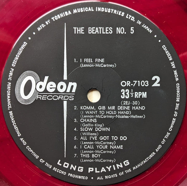 Beatles No. 5 = ビートルズ No. 5