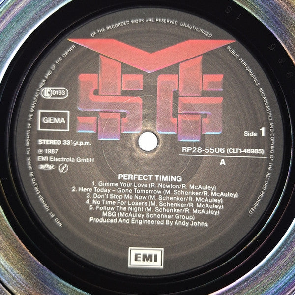 Perfect Timing = パーフェクト・タイミング