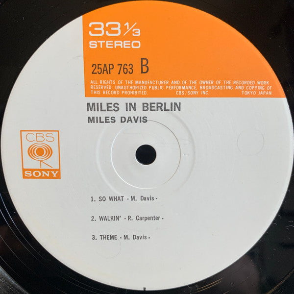 Miles In Berlin