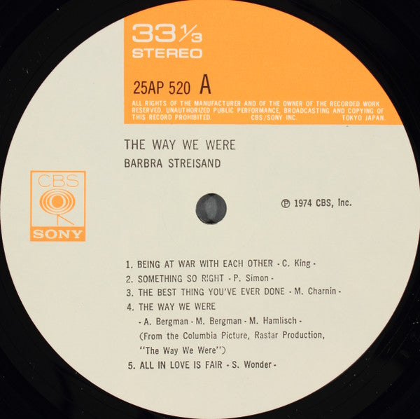 The Way We Were