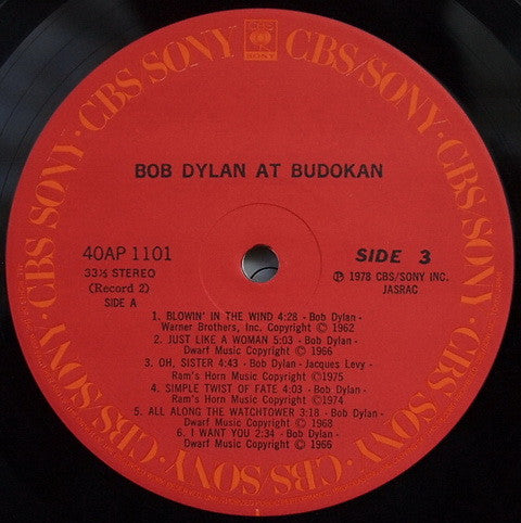 Bob Dylan At Budokan