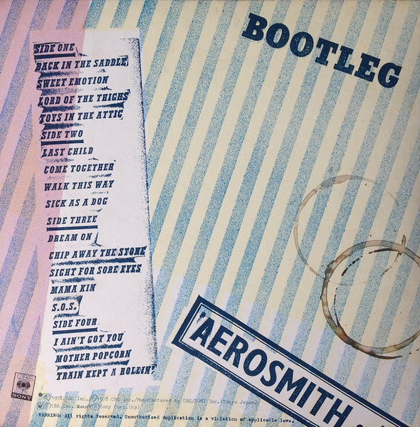 Live! Bootleg = ライヴ・ブートレッグ