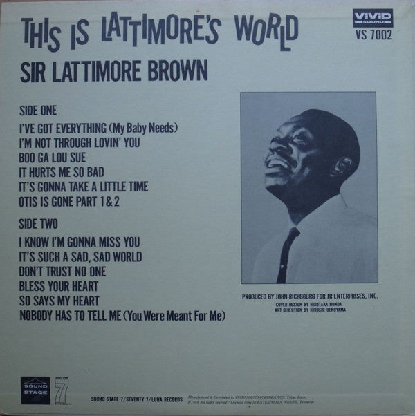 This Is Lattimore's World
